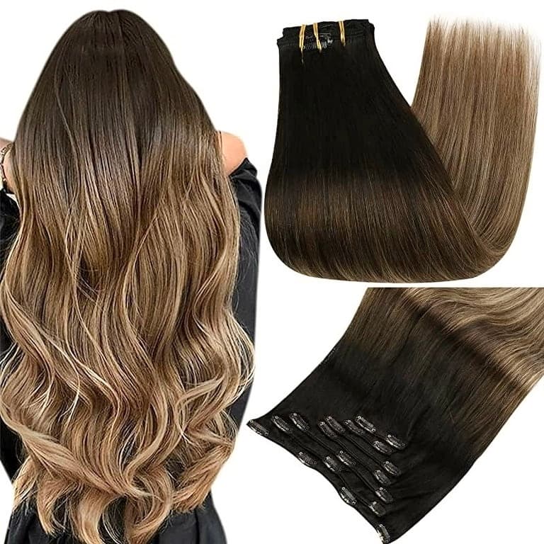 Set Easy Clip-On Ombre #3 mit #8 Set Easy Clip-On Ombre #3 mit #8