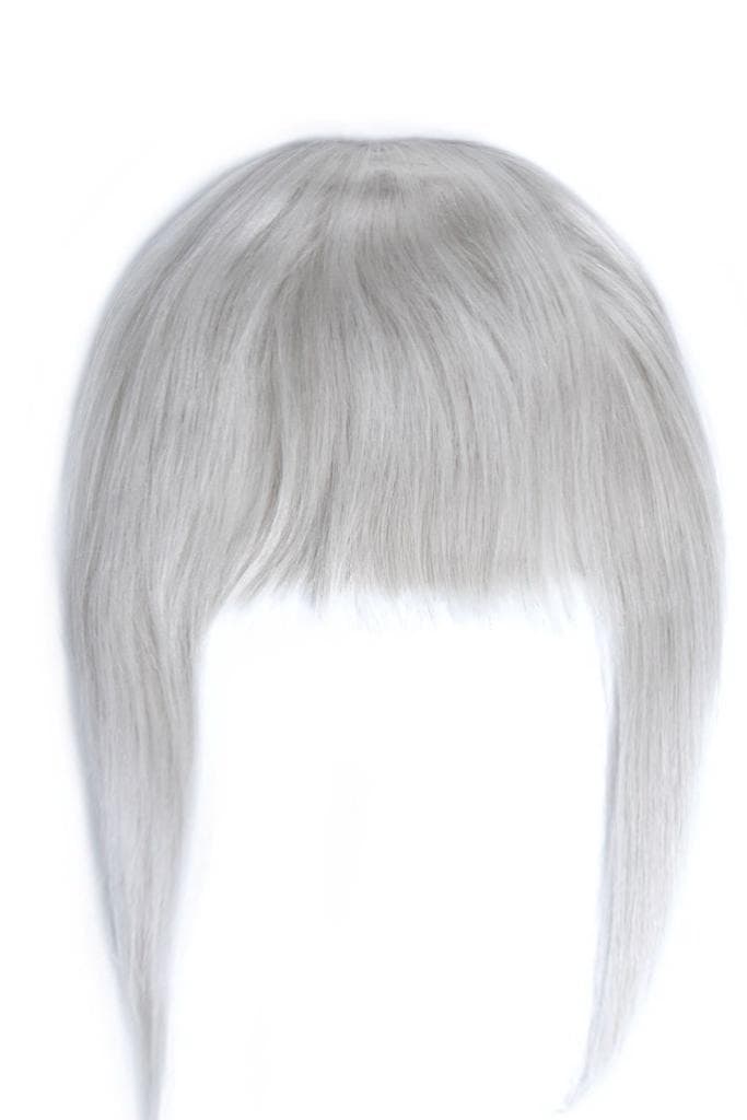 Pony mit hellem Grau Haaransatz Pony mit hellem Grau Haaransatz