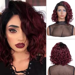 Wavy Bobo Омбре естествена коса ultra remy Wavy Bobo Омбре естествена коса ultra remy