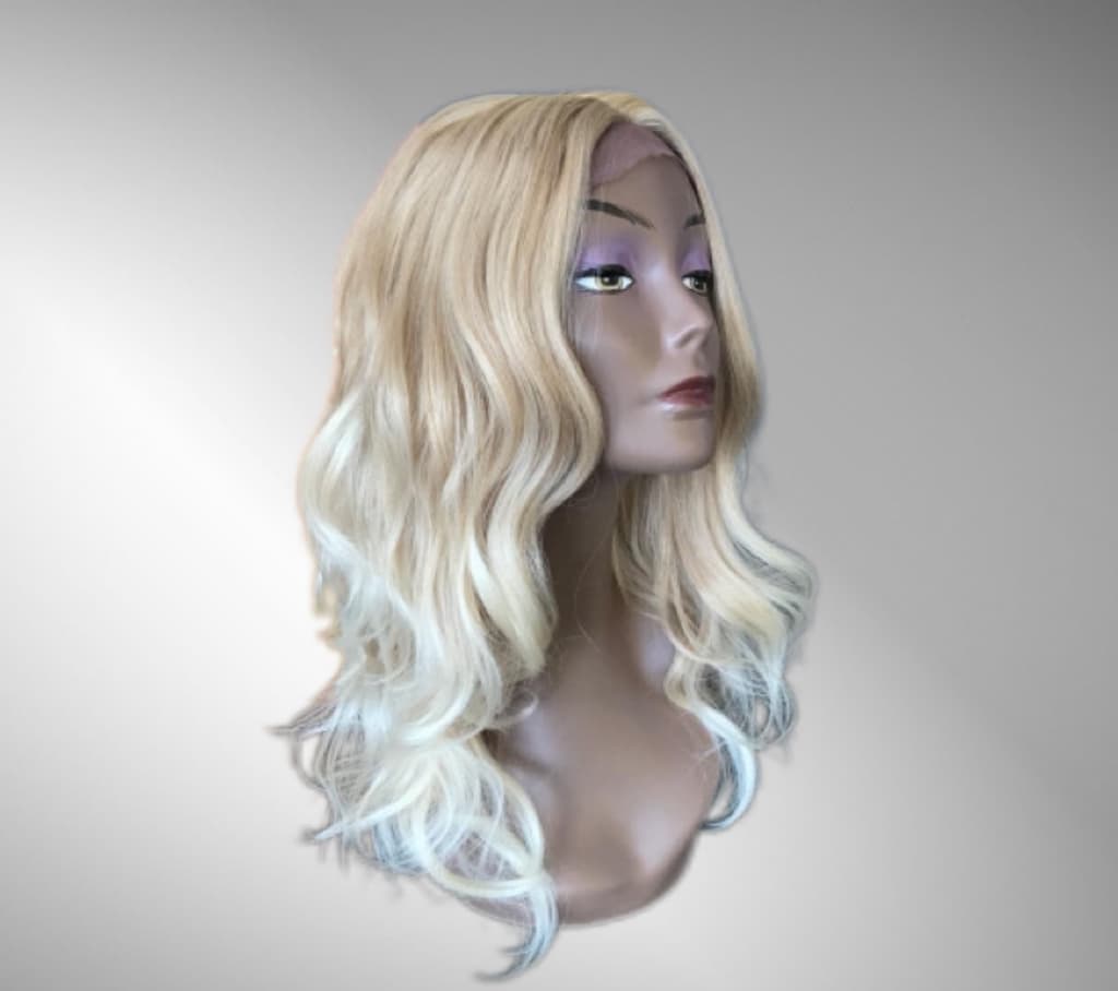 Blonde Wellenperücke Blonde Wellenperücke