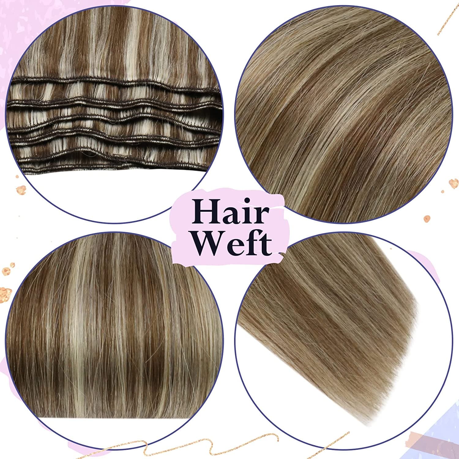 Haarextensions pro Meter Russian Suvitat Satiniert Natur/ Hellblond Haarextensions pro Meter Russian Suvitat Satiniert Natur/ Hellblond
