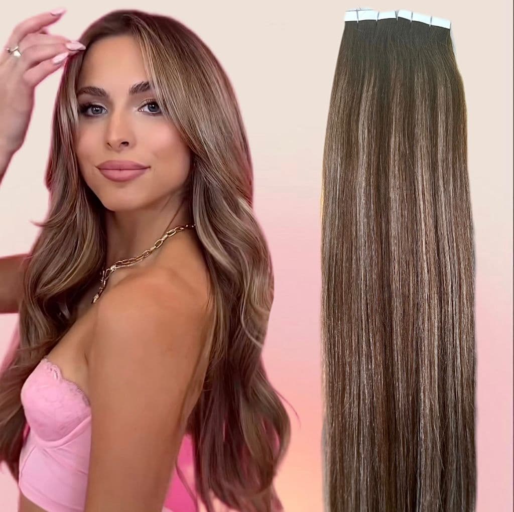 Tape In Diamond Balayage Extensions #4/#17 Tape In Diamond Balayage Extensions #4/#17