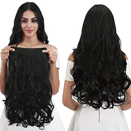 Extensioni Clip-On Ondulate Sintetiche Nere Extensioni Clip-On Ondulate Sintetiche Nere