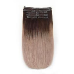 Clip-on Russian Ombre #7/Hellgrau Clip-on Russian Ombre #7/Hellgrau